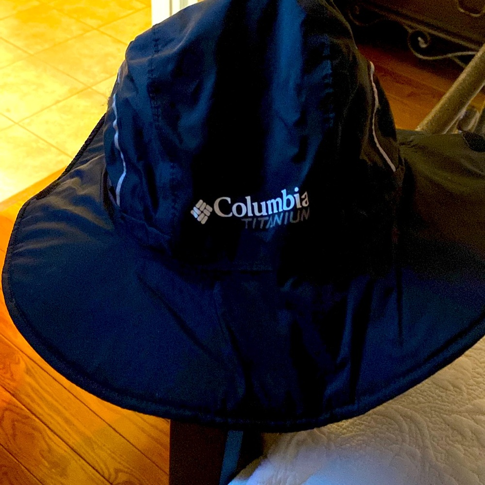 Columbia Sportswear Hat for rain and sun and shade.